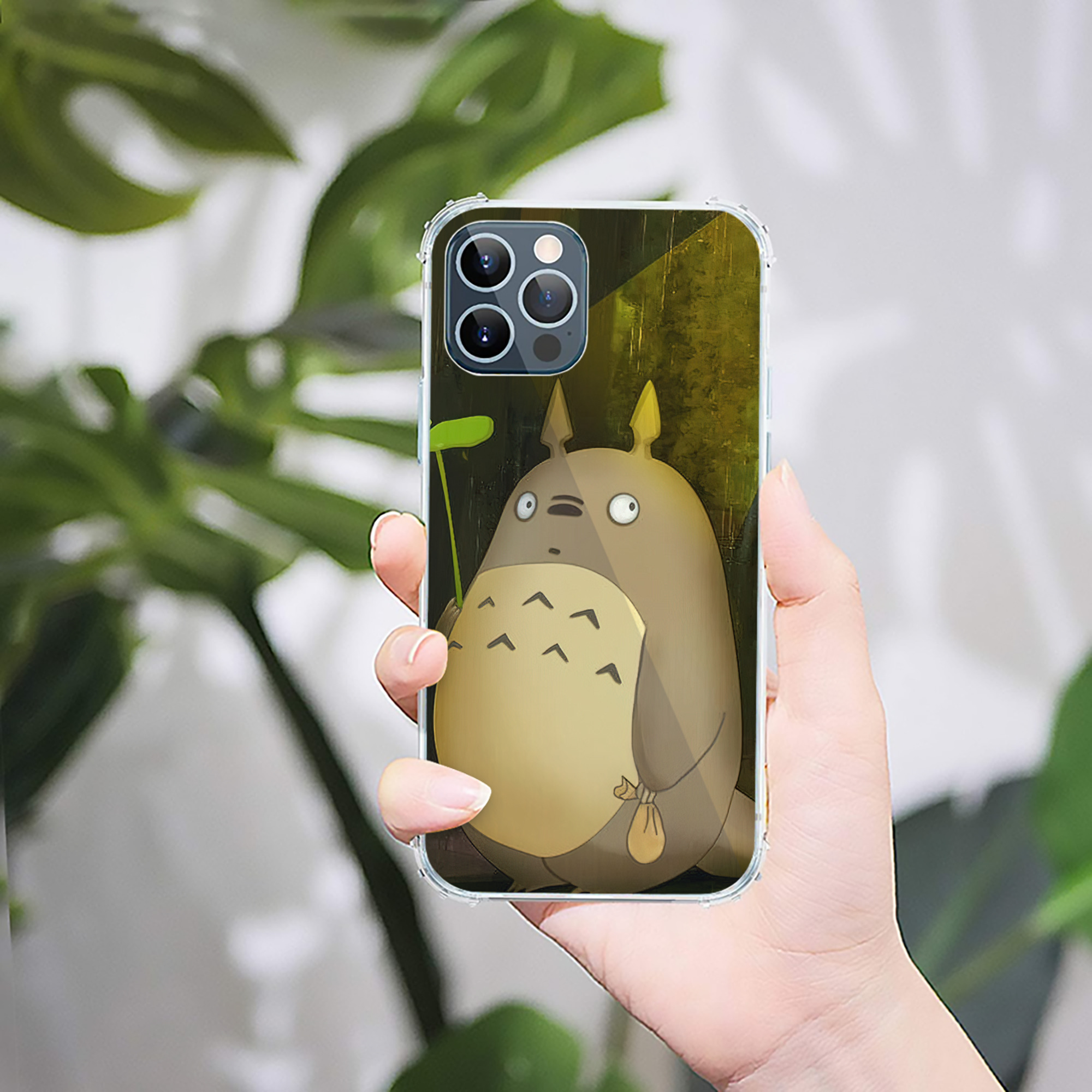 （画像用） となりのトトロ 草壁メイ 草壁サツキ My Neighbor Totoro Satsuki Kusakabe Mei Kusakabe 【iPhone 12シリーズ対応】透明スマホケース（クリアソフトケース）